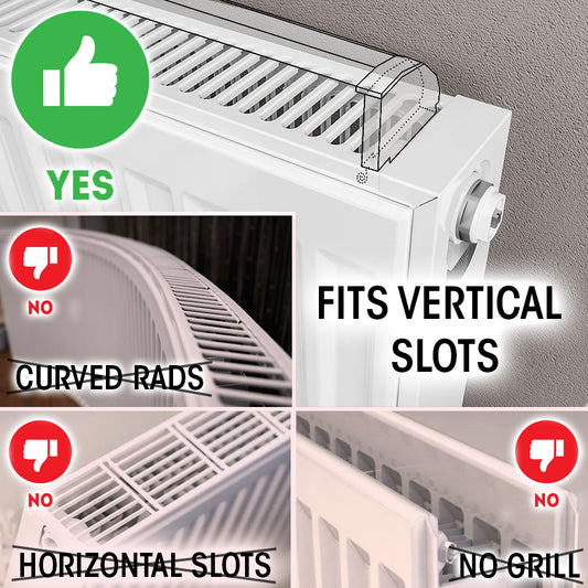 MyHomeware Radiator Booster / Heat Diverter – For Double Radiators 