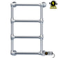 500mm Wide - 750mm High Modern Chrome Electric Towel Rail Radiator Charlotte Designer Bathroom 