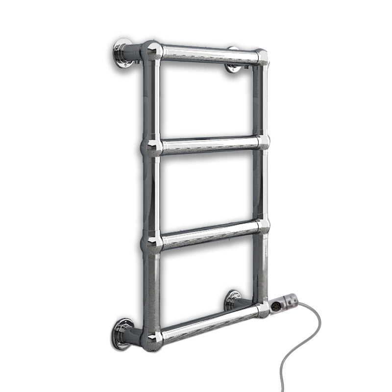  500mm Wide - 750mm High Modern Chrome Electric Towel Rail Radiator Charlotte Designer Bathroom