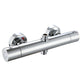 Thermostat Shower System With Round Mixer Set and Rainfall Shower Head 