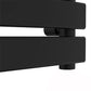 550 x 1200mm Matt Black Heated Towel Rail Radiator – Flat Panel Designer  2216 BTU Central Heating UK 