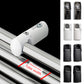 Black Clamp Brackets for Towel Rail Radiators Flat/Curved (19mm, 22mm, 25mm) 