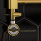 Terma Moa Gold Dual Fuel for Heated Towel Rails, Only T-Piece + Electric Element 