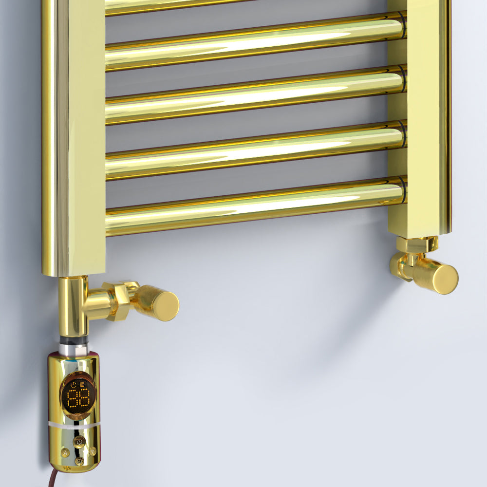Tol Radiators 300mm x 1600mm Dual Fuel Shiny Gold Heated Towel Rail Radiator – Myhomeware