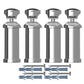 Replacement Towel Rail Radiator Brackets New Heated Wall Fixing Mounting Chrome Brackets Kit 