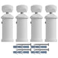 Replacement Towel Rail Radiator Brackets New Heated Wall Fixing Mounting Set Flat or Curved - White 