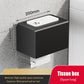 Modern Roll Paper Towel Holder Dispenser Shelf Cleaning Station 