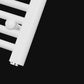 Radiateur sèche-serviettes plat blanc de 550 mm de large et 1 200 mm de haut 