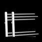 Dual Fuel 500 x 1200mm Straight Chrome Designer Heated Towel Rail Radiator- (incl. Valves + Electric Heating Kit) 