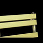 Dual Fuel -500 x 800mm Straight Gold Panel Heated Towel Rail - (incl. Valves + Electric Heating Kit) 