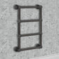 Charlotte - Traditional Heated Towel Rail Radiator - 500 x 750mm - Anthracite Grey 