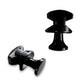 Extra Hanger for Heated Towel Rail Radiator Bath Robe Hook Clip Pair Peg Black 
