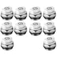 1/2" BSP Radiator Bleed Valve White – Air Vent Plug 15mm O Ring Seal UK (1–10 Pack) 