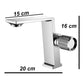 Modern Chrome Brass Elegant Bathroom Tap Rotary Handle KPY-1260507C