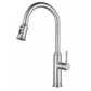 Stainless Kitchen Faucet 360 Flexible Pull Out Hose Dual Spray Chrome Tap Mixer Model KPY-38216 