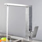 Geometric Chrome Brass Elegant Bathroom Tap 360 Swivel KPY-3003B 