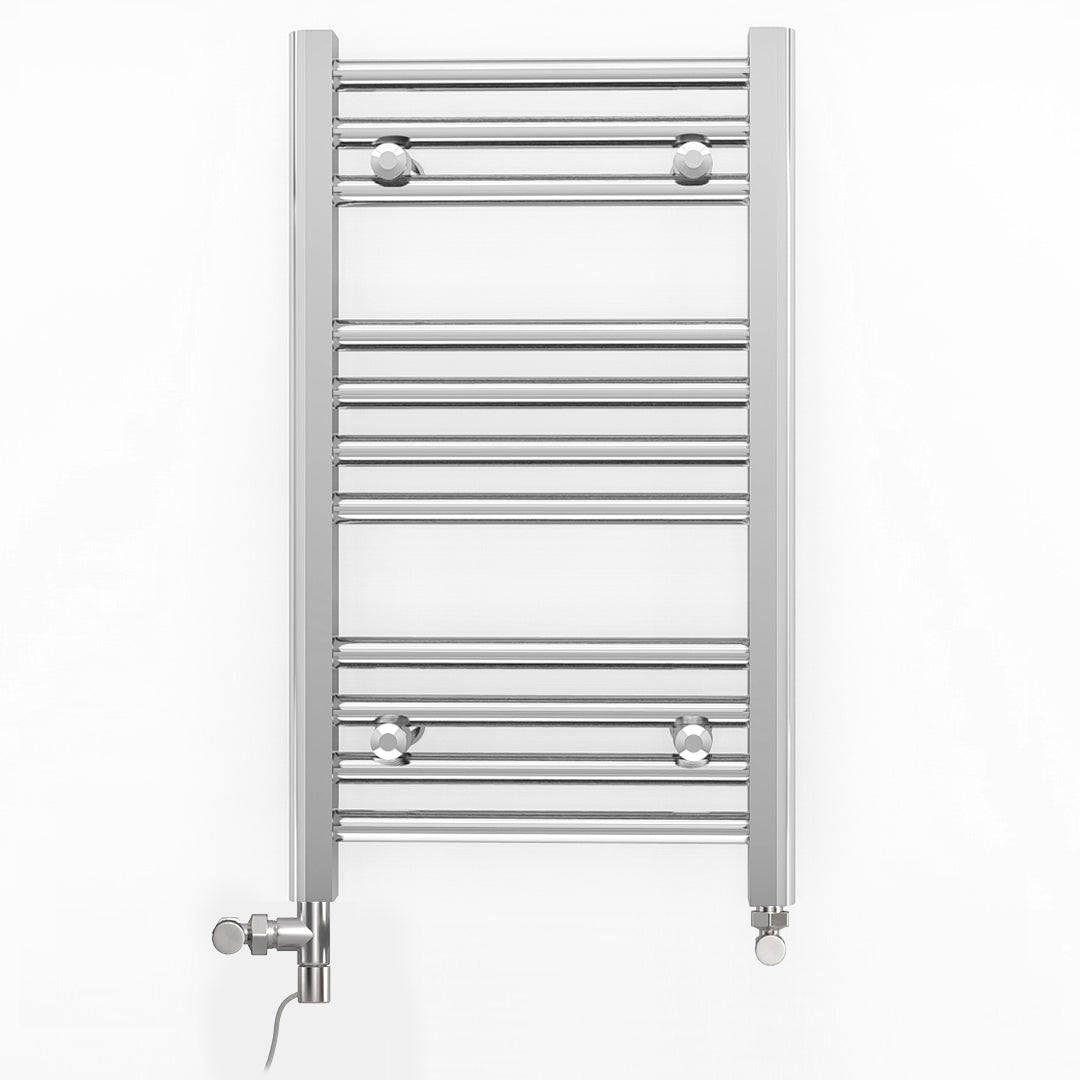 Dual Fuel 300 X 600 Towel Radiator 1400 X 450mm Chrome Dual Fuel