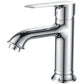 Bathroom Sink Tap Brass Single Lever Faucet Mixer Black White Chrome Gold 