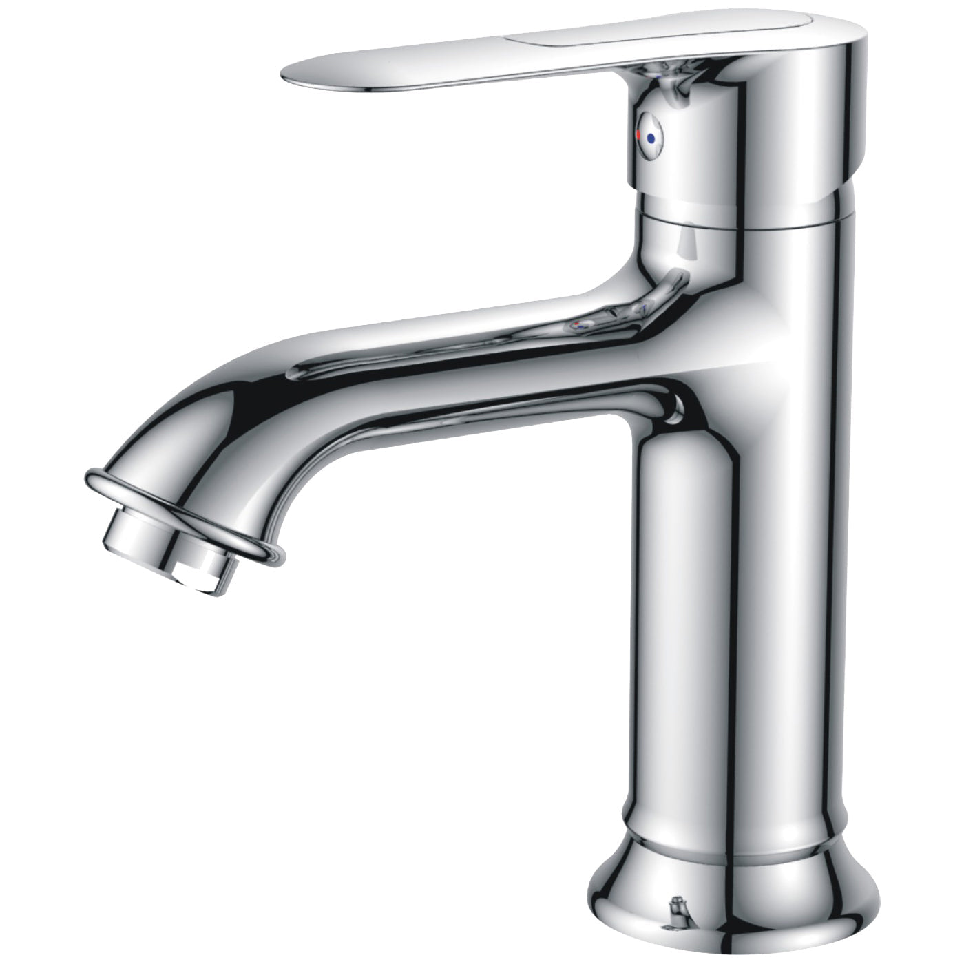  Bathroom Sink Tap Brass Single Lever Faucet Mixer Black White Chrome Gold