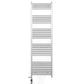 Dual Fuel 550 x 1700mm Straight Chrome  Heated Towel Rail Radiator- (incl. Valves + Electric Heating Kit)