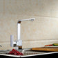 Geometric Chrome Brass Elegant Bathroom Tap 360 Swivel KPY-7182573C 
