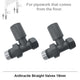 Add Straight Inline Anthracite Valves