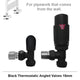 Add TRV Angled Black Valves