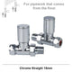 Add Straight Inline Chrome Valves