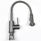 Stainless Kitchen Faucet 360 Flexible Pull Out Hose Dual Spray Chrome Tap Mixer Model KPY-30209 