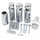 Universal Wall Brackets for Heated Towel Rail Radiator Chrome 