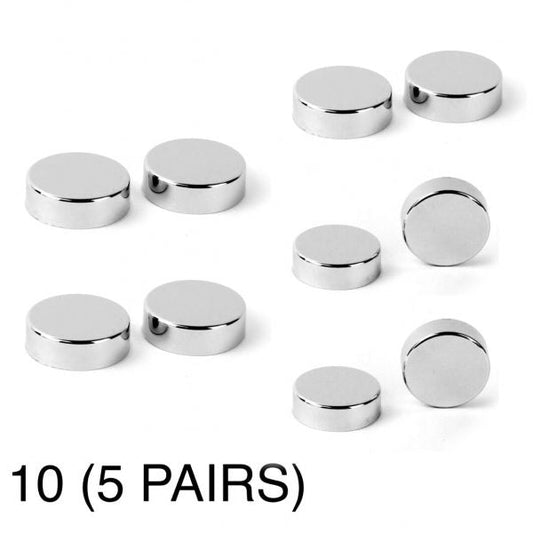 5 Chrome Cover Cap for Towel Radiators blanking plug and air vent valve 