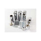 Chrome Towel Rail Radiator Replacement Wall Bracket Kit Full Set 