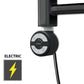 Terma MOA Thermostatic Electric Element for Heated Towel Rail Radiator Black 