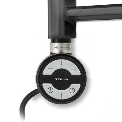  450 mm breit – 1000 mm hoch, anthrazitgrauer elektrischer Handtuchheizkörper 