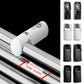 Chrome Clamp Brackets for Towel Rail Radiators Flat/Curved (19mm, 22mm, 25mm)