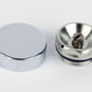 Chrome Cover Cap With Bleeding Air Vent For Radiator Towel Rails 