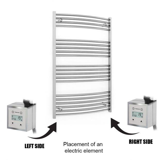  KTX3 Programmable Towel Rail Heating Electric Element Timer Controller Chrome