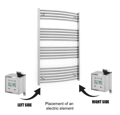  KTX3 Programmable Towel Rail Heating Electric Element Timer Controller Chrome 