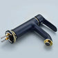 Bathroom Sink Tap Brass Single Lever Faucet Mixer Black White Chrome Gold 