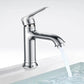 Bathroom Sink Tap Brass Single Lever Faucet Mixer Black White Chrome Gold 
