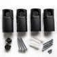 black towel radiators fixing kit