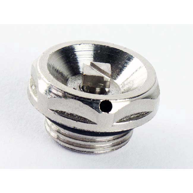 Manual Towel Rail Radiator Air Vent Bleed Plug Valve 1/2" Chrome