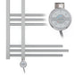 500mm Wide – 1200mm High Sydney Chrome Electric Designer Heated Towel Rail Radiator 