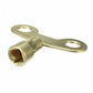 Metal Clock Type Plumbing Switch Keys For Faucet And Water Tap Key 6mm x1 
