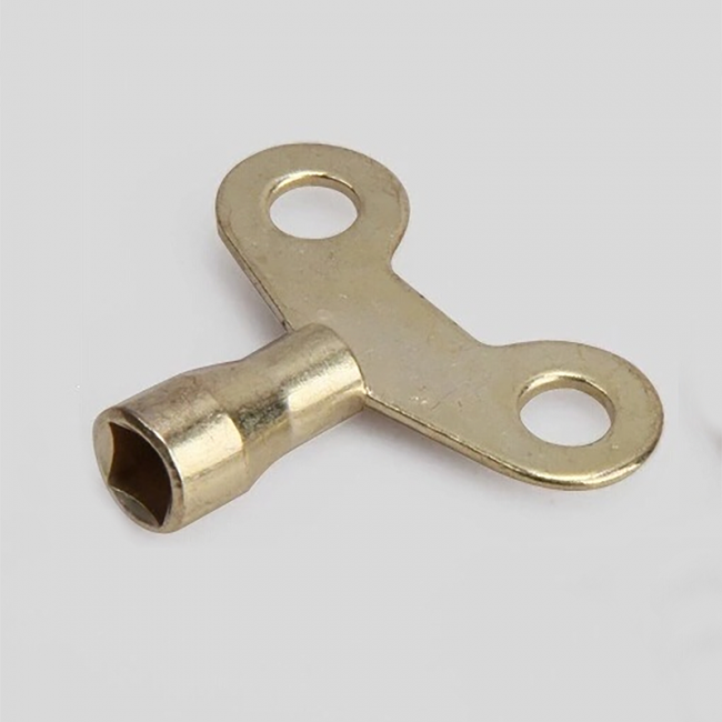  Metal Clock Type Plumbing Switch Keys For Faucet And Water Tap Key 6mm x1