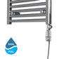 Chrome Thermostatic Heating Electric Element For Heated Towel Rail Radiator GT With T-Pieces 