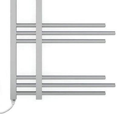  500mm Wide – 1200mm High Sydney Chrome Electric Designer Heated Towel Rail Radiator 