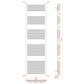 technical drawing radiator 1700 