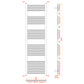 technical drawing radiator 1700mm 