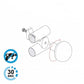 Extra Hanger for Heated Towel Rail Radiator Bath Robe Hook Clip Pair Peg Black 